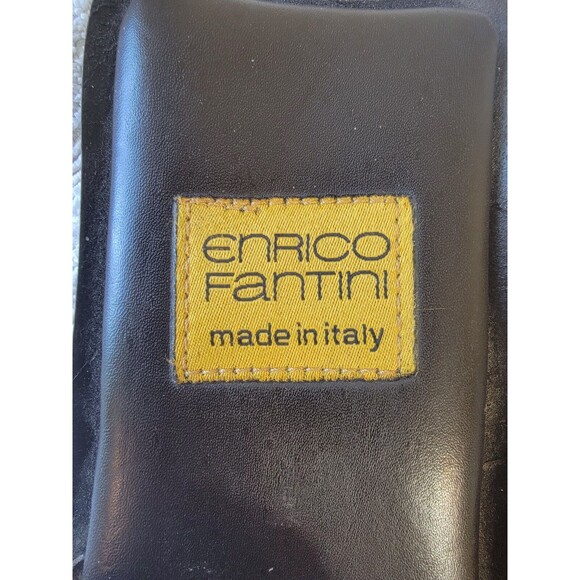 Enrico Fantini Womens Slide Sandal Leather Made In Italy Designer EU 40 US 9.5 - Picture 2 of 11